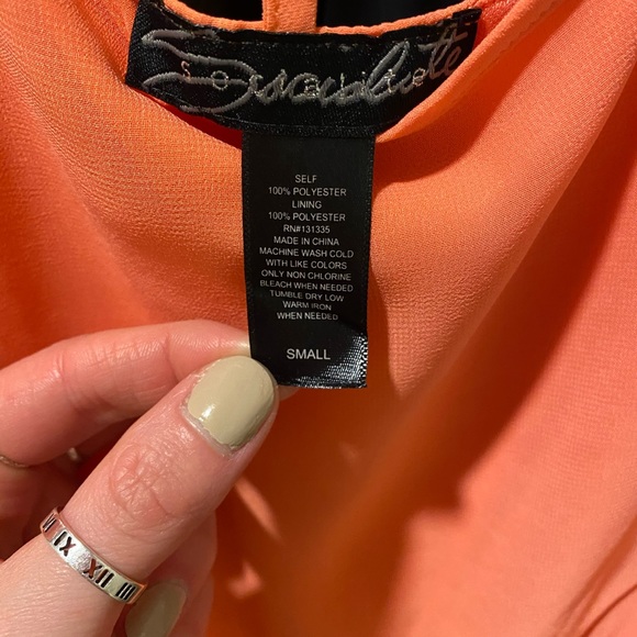 Socialite Cage Back Chiffon Maxi Dress (Small) - Picture 5 of 5